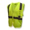 Radians Hi-Vis Econ Cl2 SE Mesh Safety Vst w/Zip-Grn-4X SV25-2ZGM-4X - alternate 1